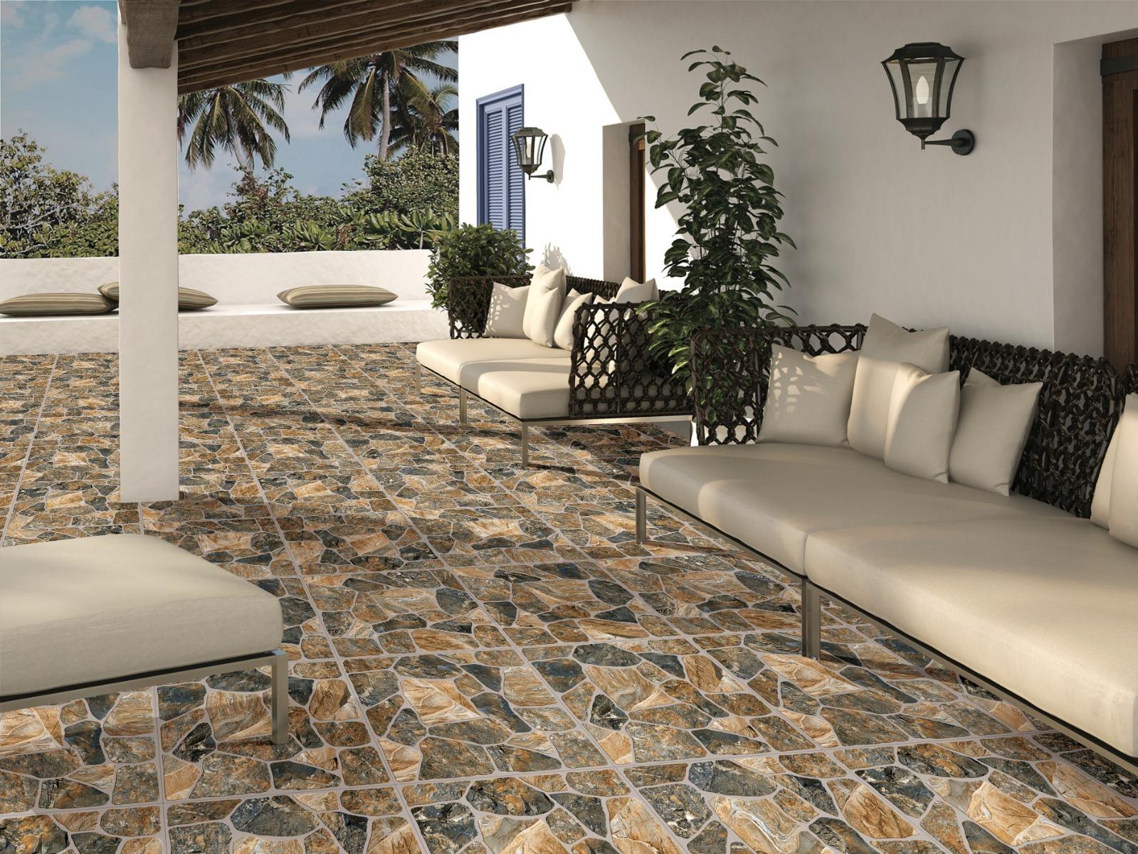 rock pattern outdoor floor tiles