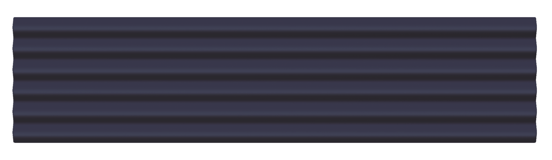 Blue Gloss Ridges Subway