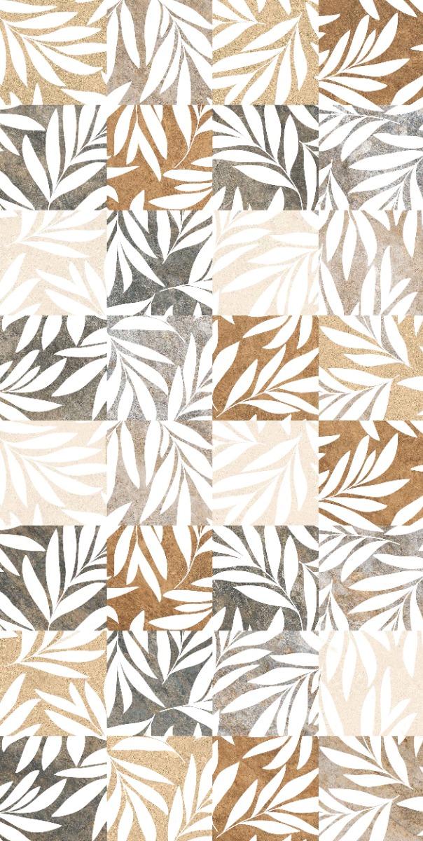 DR Emboss Gloss Leaves Mosaic Multi