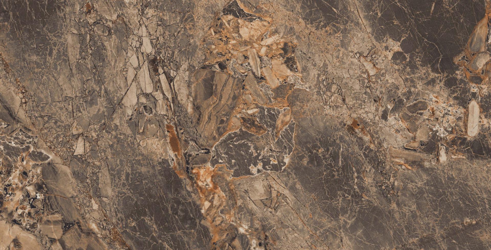 DR Super Gloss Breccia Brown