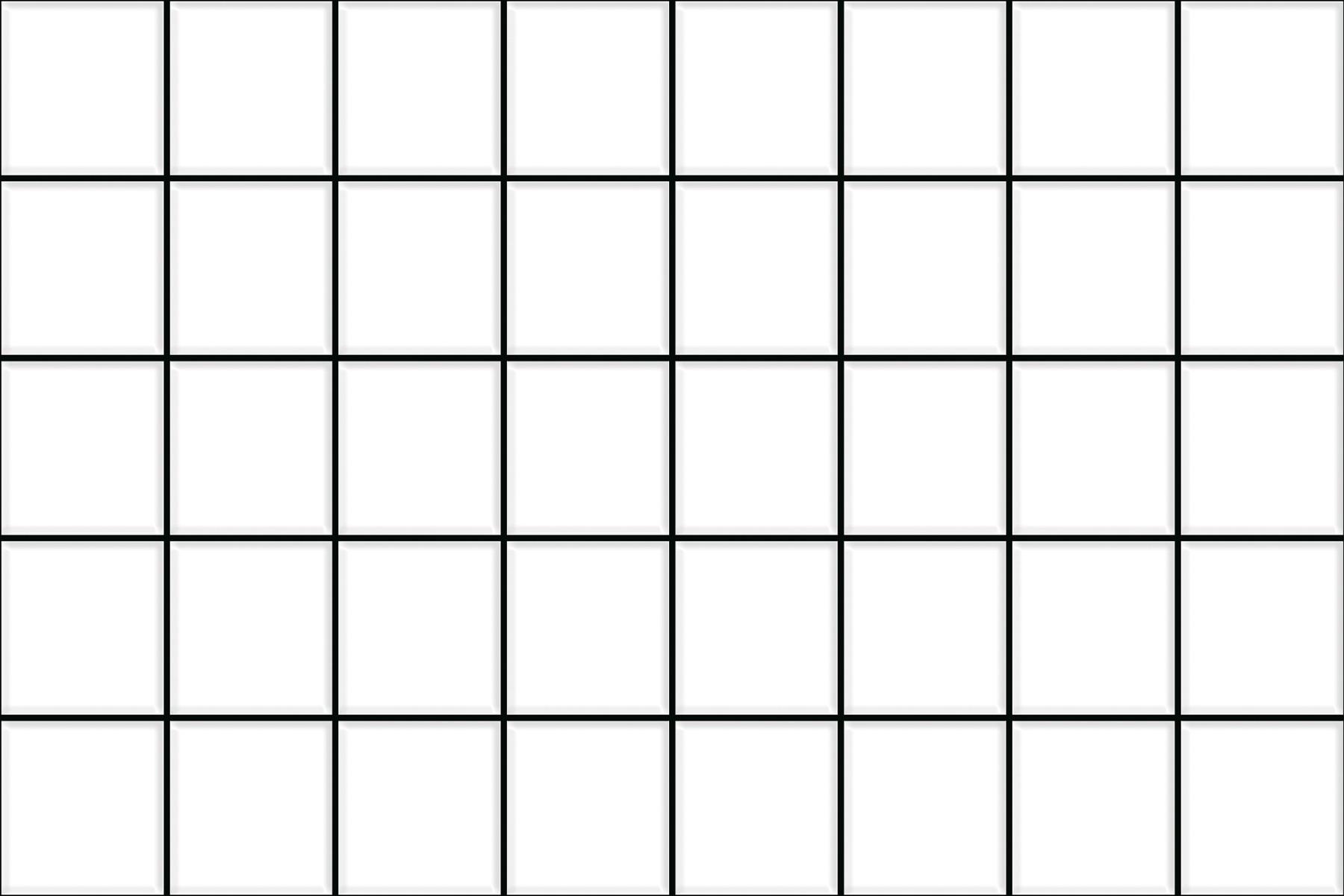 HBG Plain Mosaic White