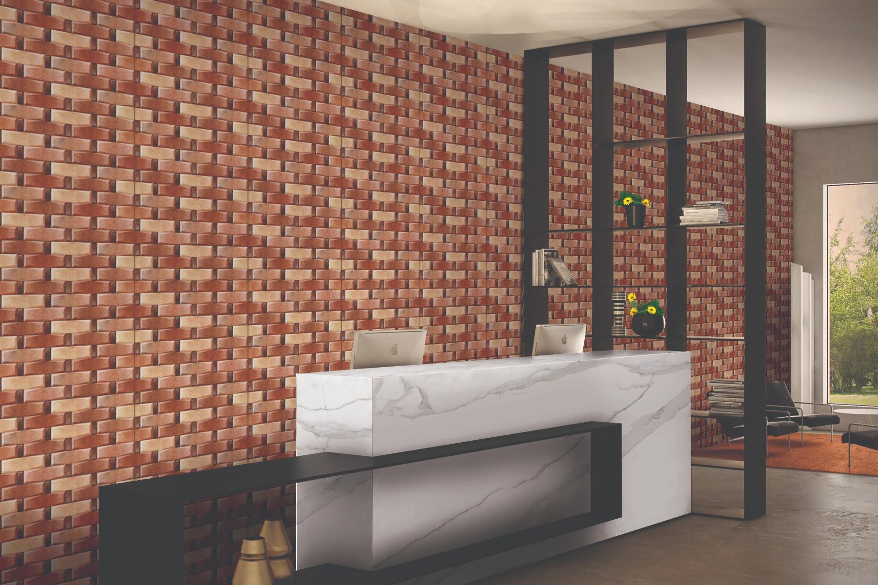 HEM 3D Brick Brown