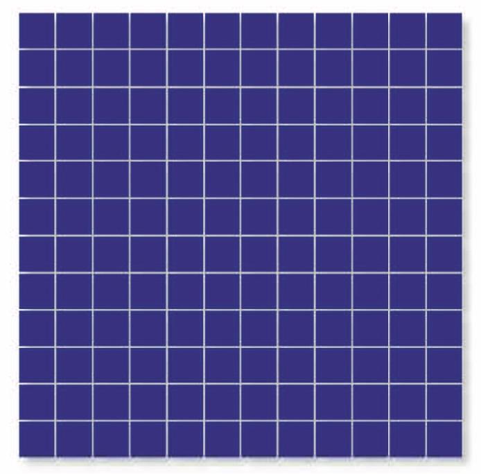 Matte Blue Mosaic
