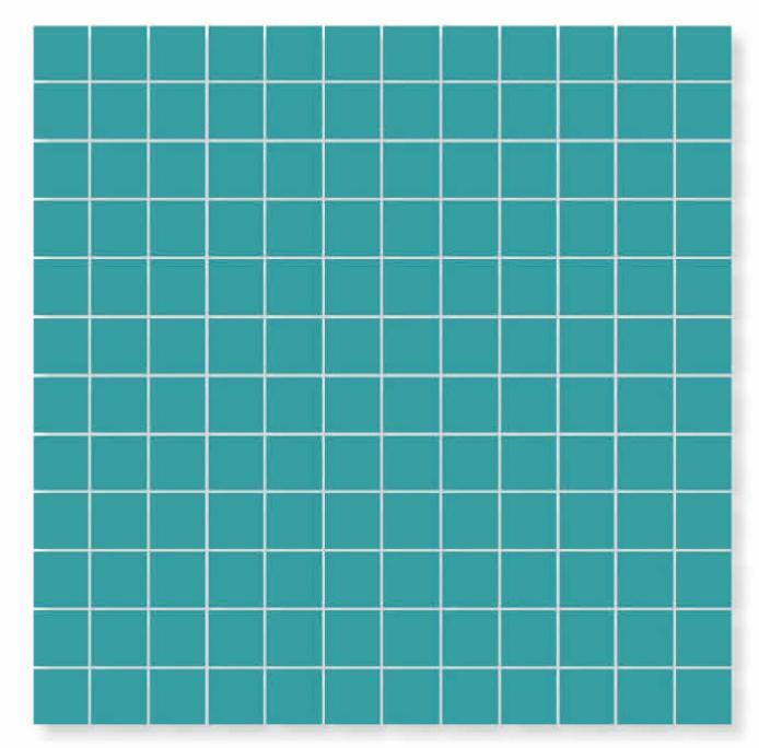 Matte Turquoise Mosaic