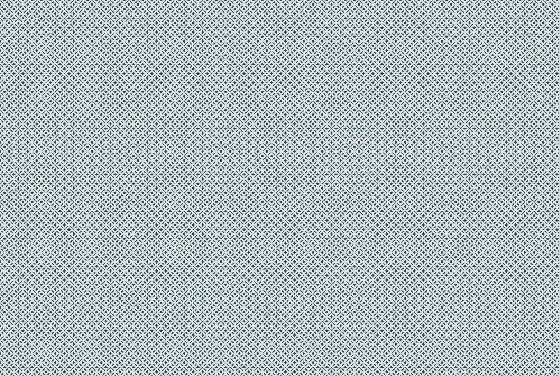ODG Floral Grid Aqua DK