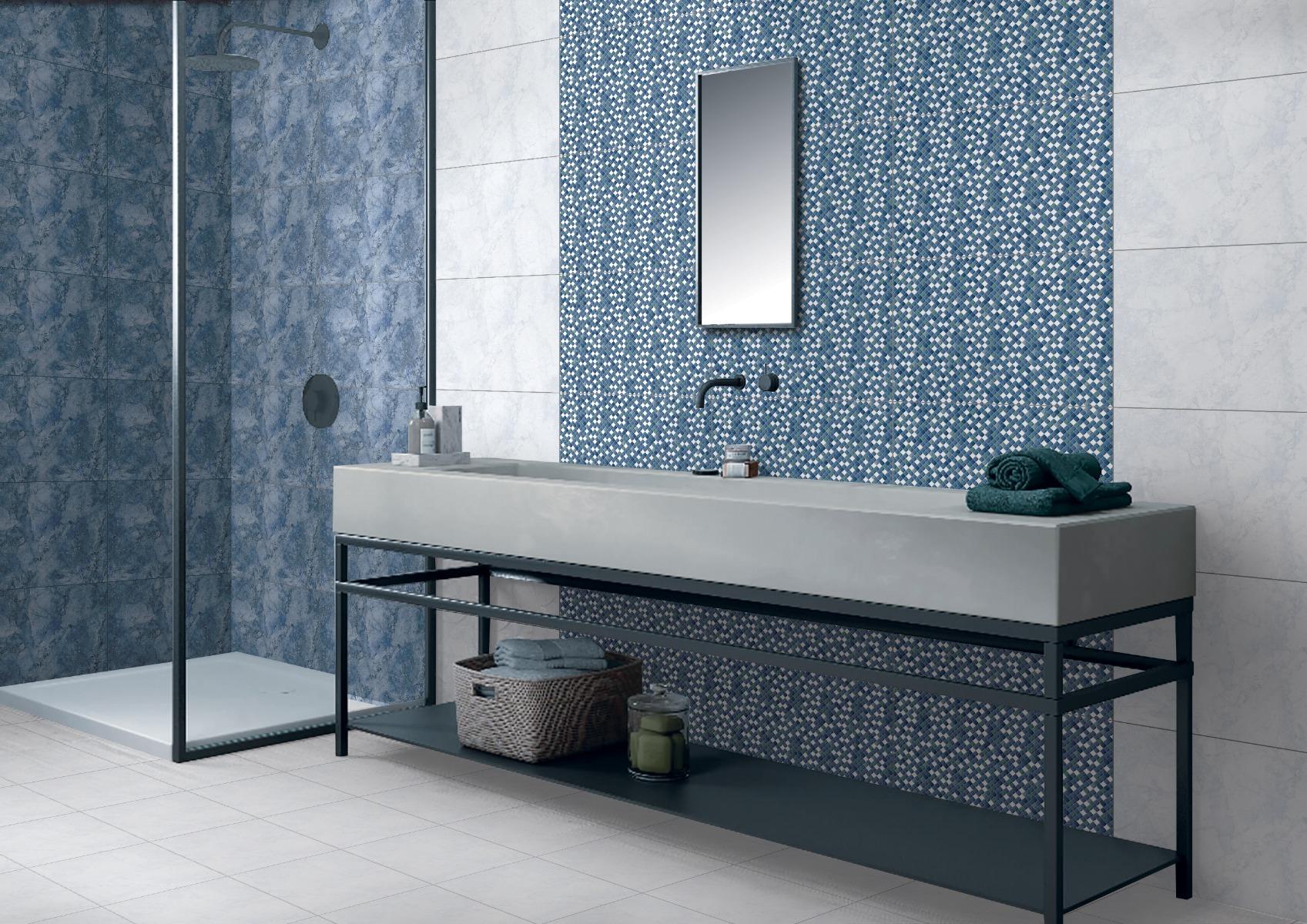 OHG Pixel Mosaic Blue Aqua HL