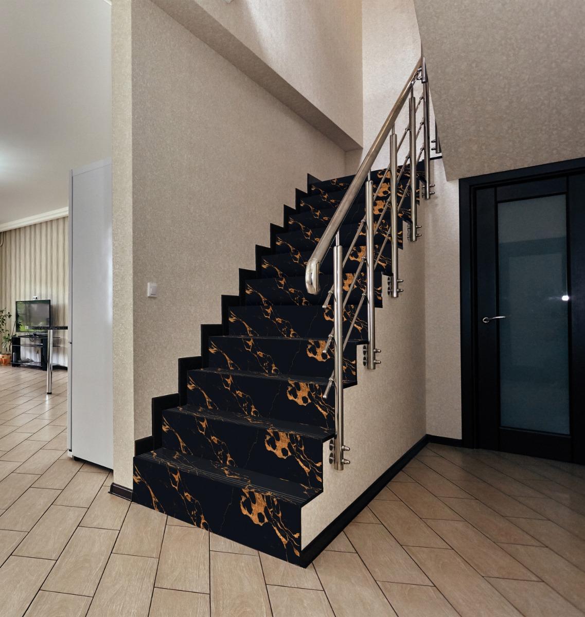 Riser Portoro Black Marble