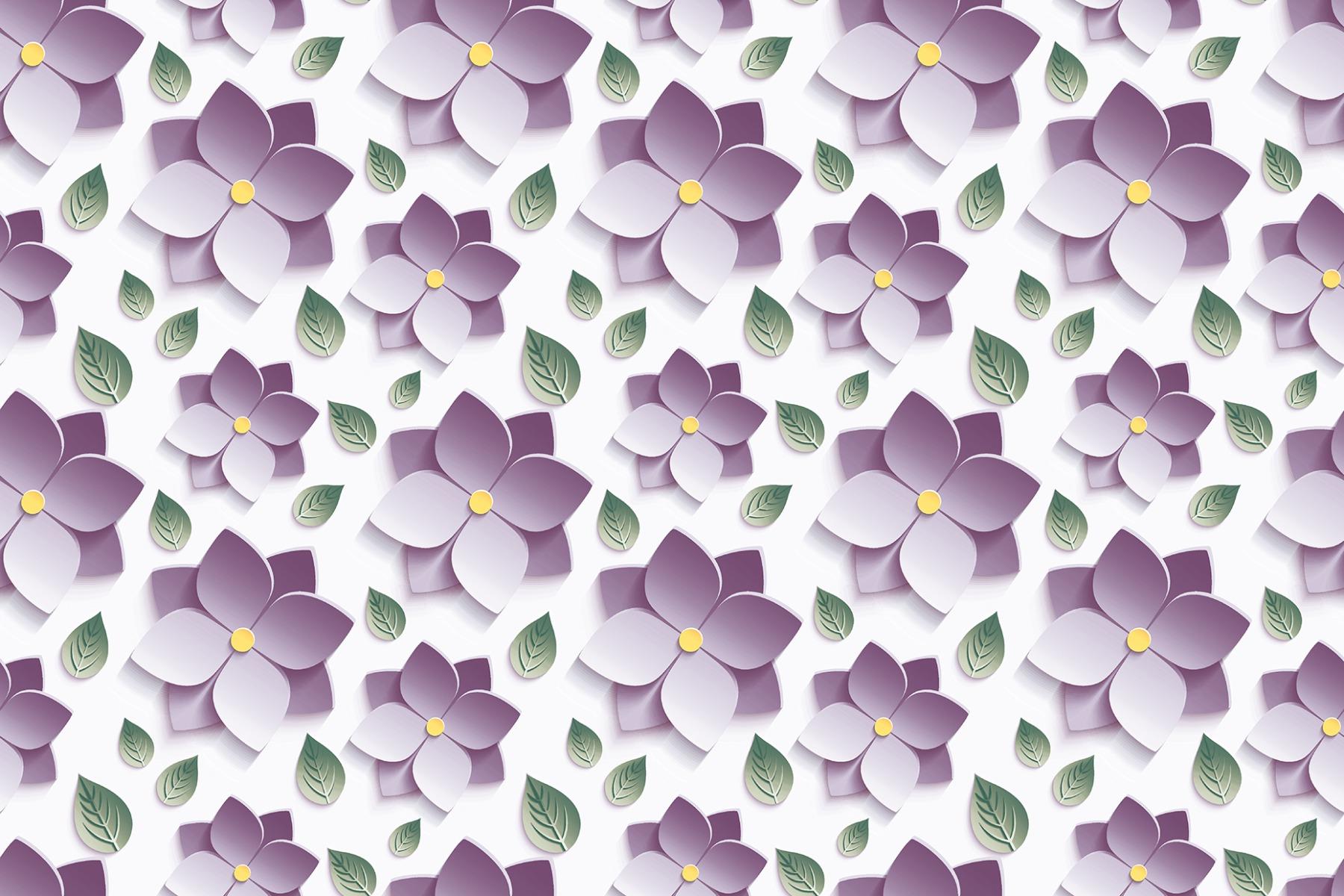 SHG 3D Flower Purple HL