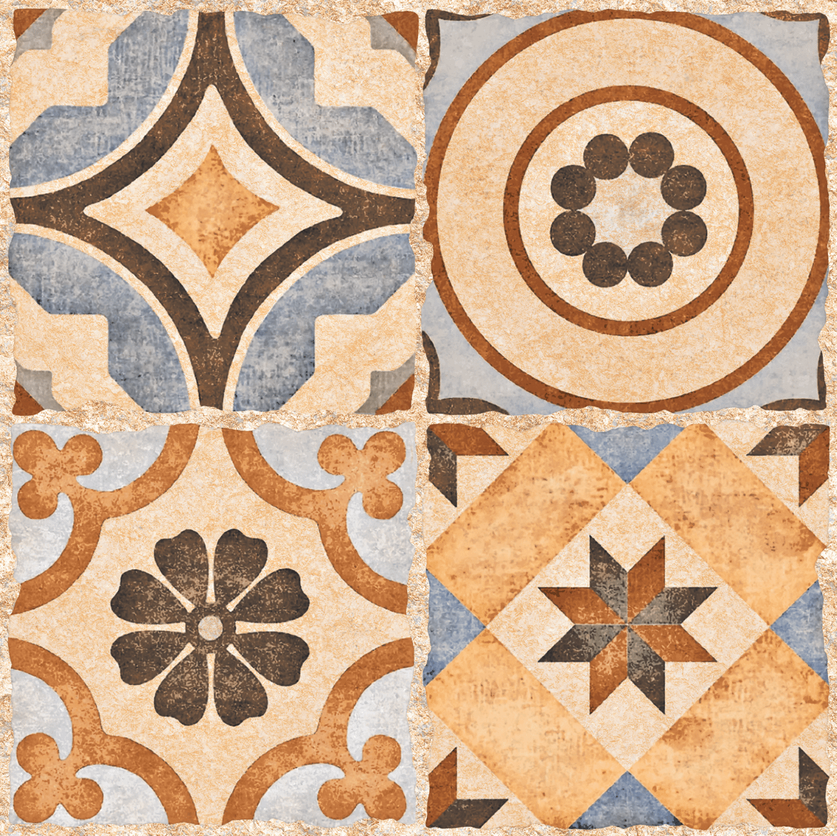 TL Cobblestone Rangoli Multi