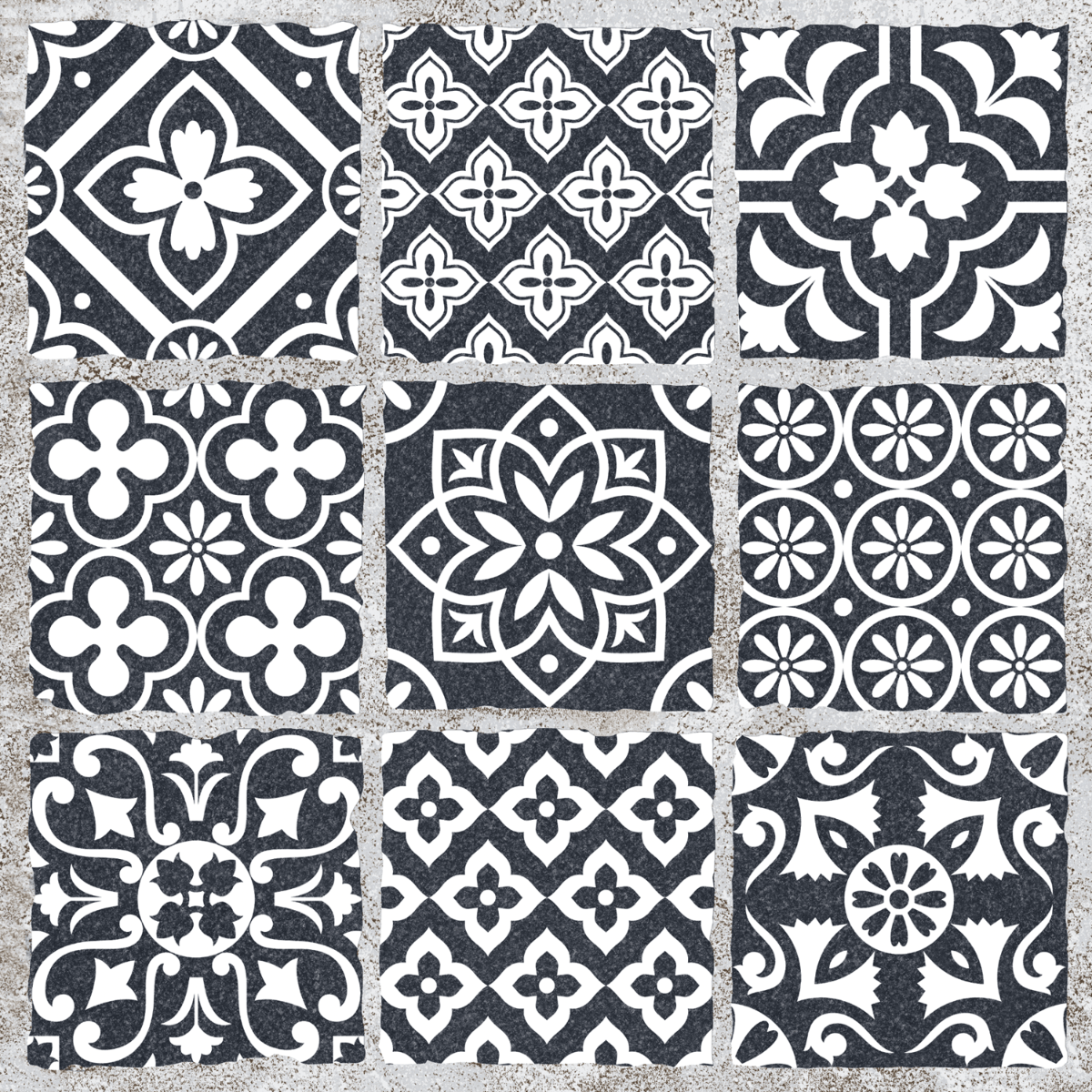 TL Moroccan Art Black White