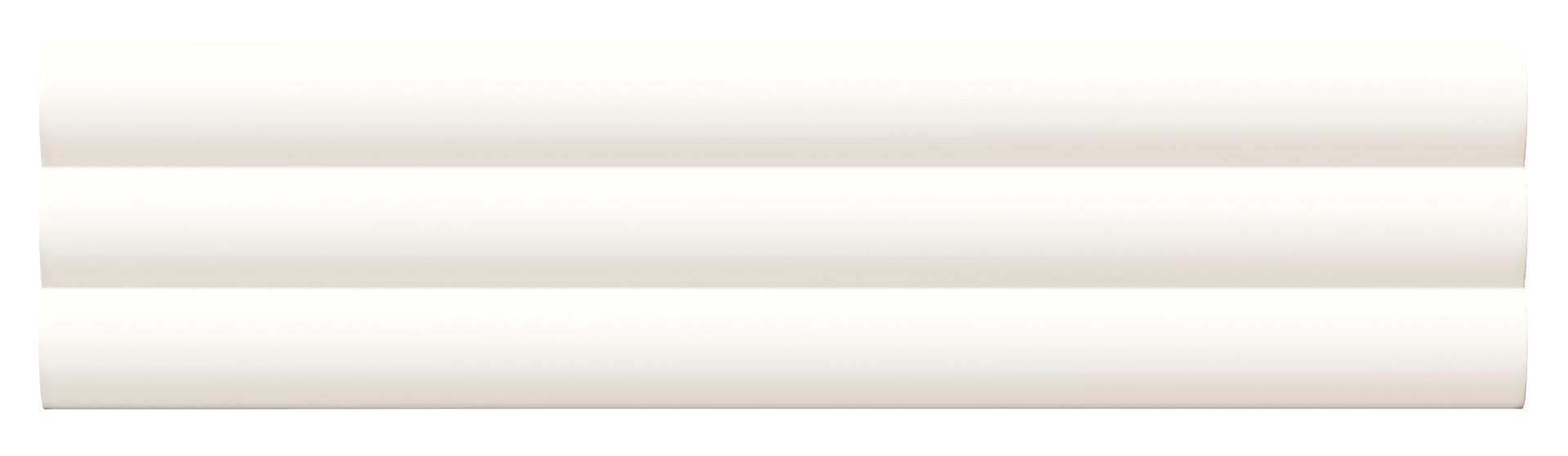 White Matte Bamboo Flutes Subway