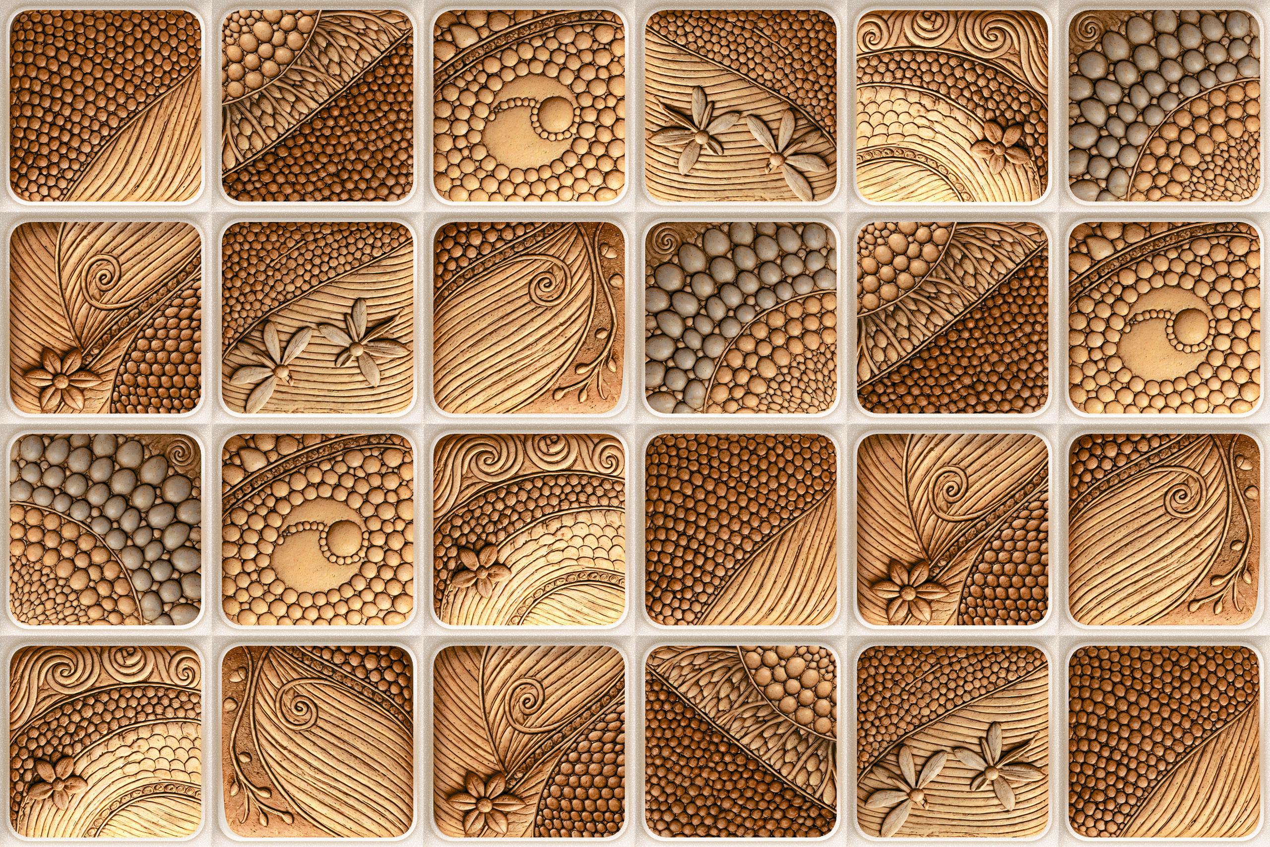 Glossy Finish  1123 Dragonfly Pebbles SHG Nevo  Ceramic tile 300x450 mm