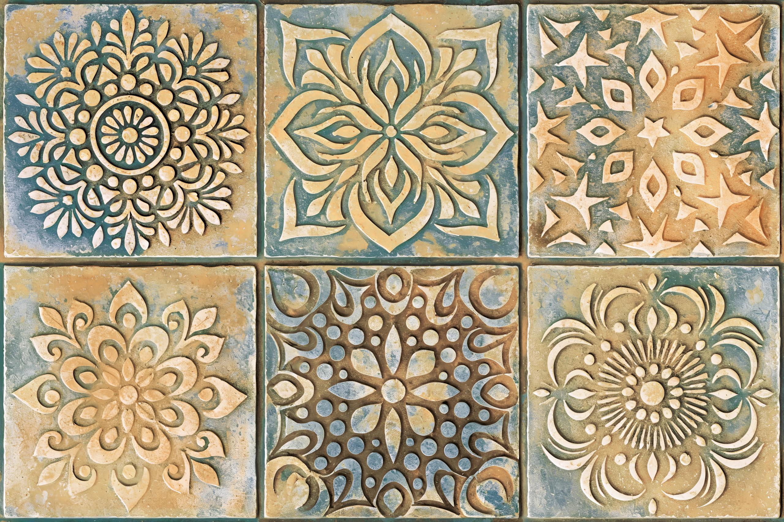 Glossy Finish  1129 Majestic Andaluz Art SHG Nevo  Ceramic tile 300x450 mm