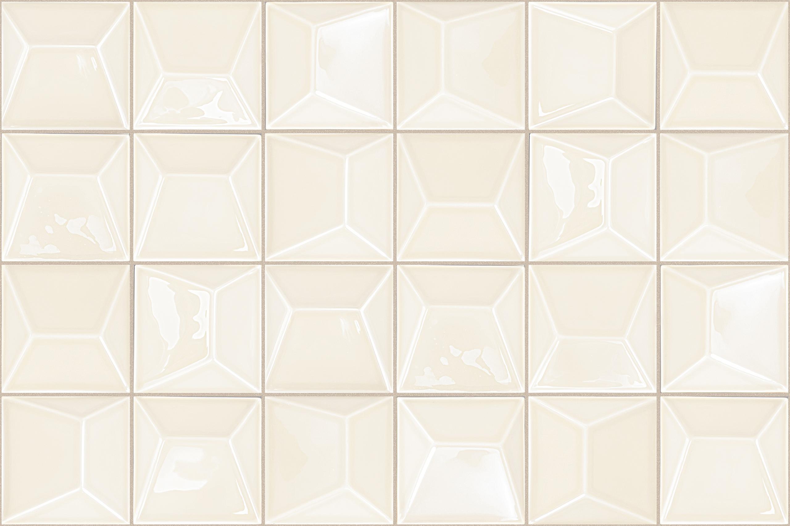 Glossy Finish  1130 Pearl 3D Diamond Prism SBG Nevo  Ceramic tile 300x450 mm