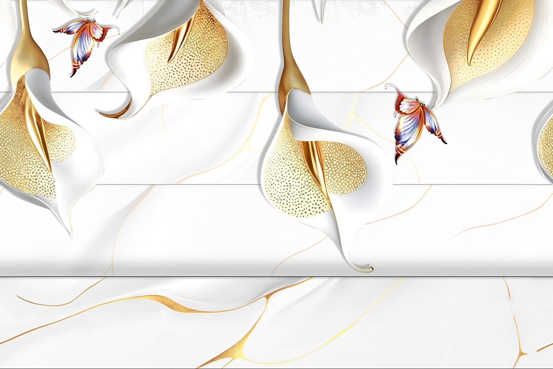 Glossy Finish  1135 Golden Lily Top SHG Nevo  Ceramic tile 300x450 mm