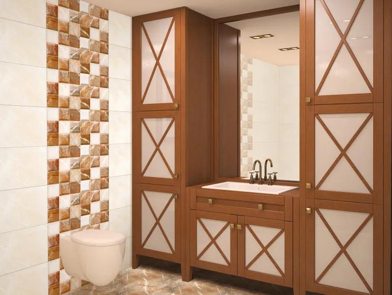 Matte Finish SDM Marfil Brown FL Ceramic tile 300x300 mm