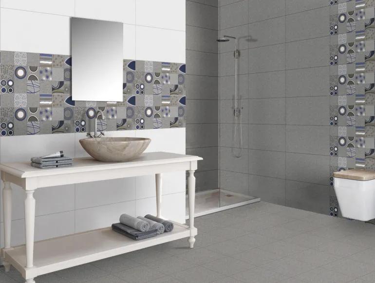 Matte Finish SFM Rug Grey DK Ceramic tile 300x300 mm