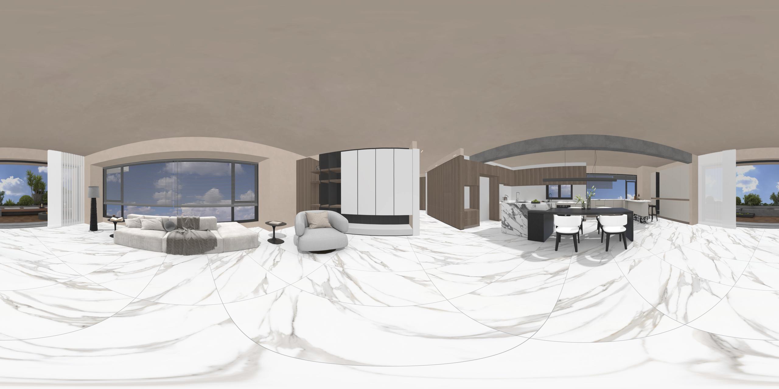 Carrara Luxe White Silktouch 360 view