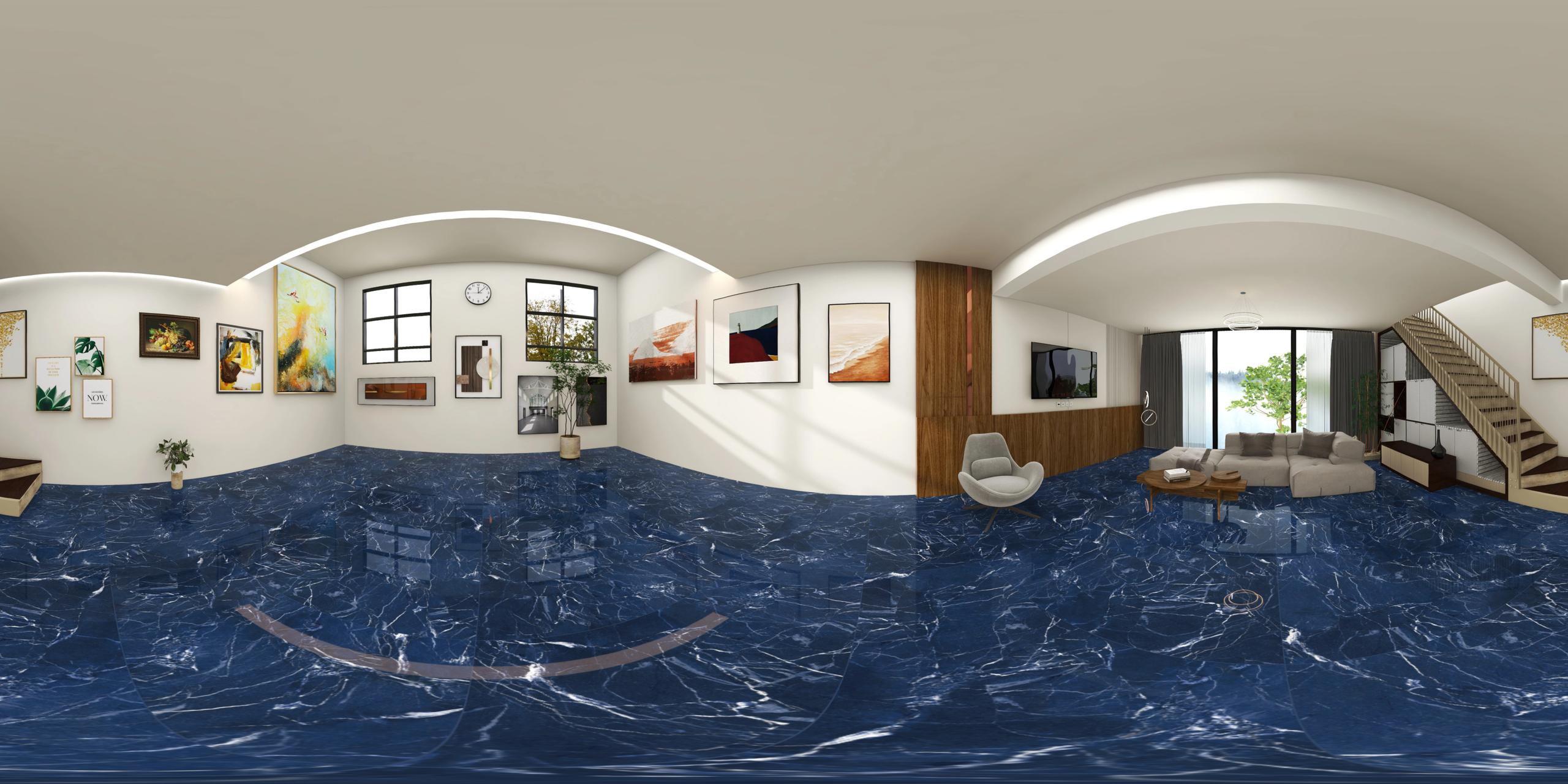 DR Super Gloss Marquina Blue 360 view