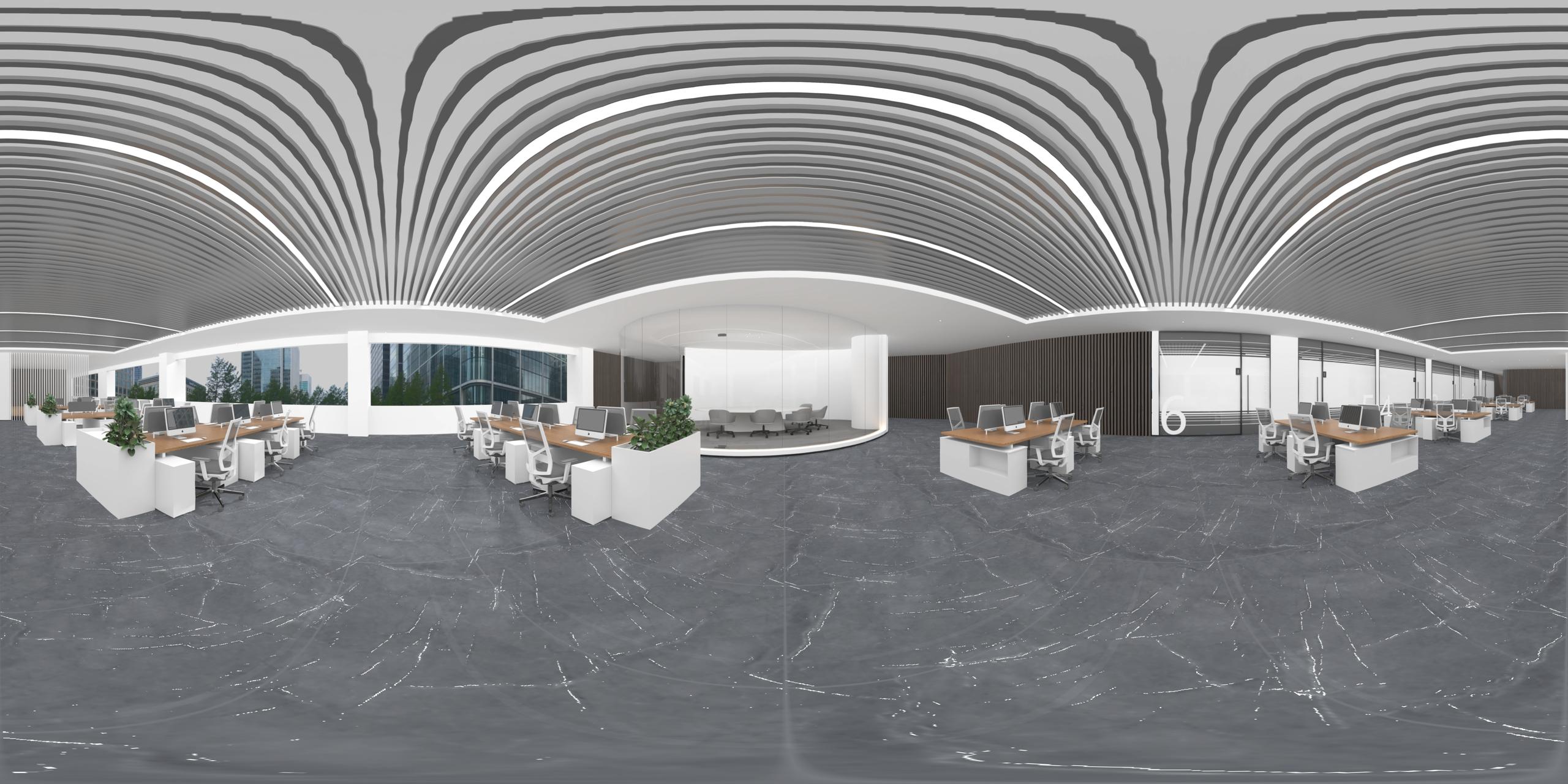 Gunmetal Grey Pietra Endless Carving 360 view