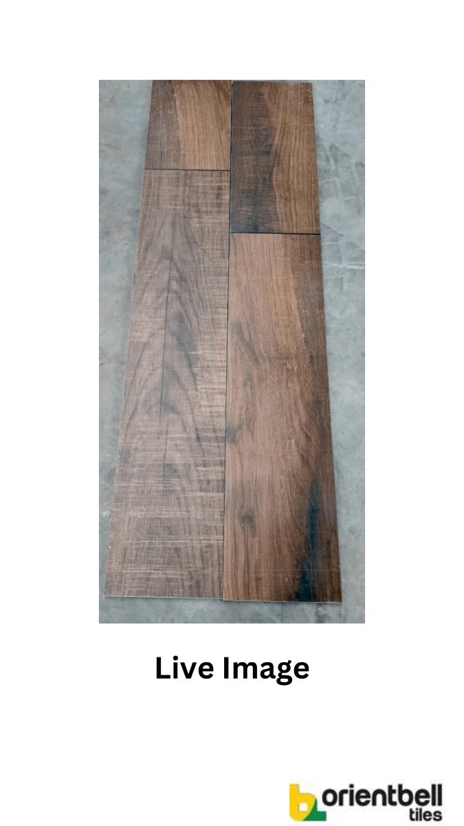 Matte Finish DR DGVT Virginia  Oak Wood  Glazed Vitrified Tiles 200x1200 mm