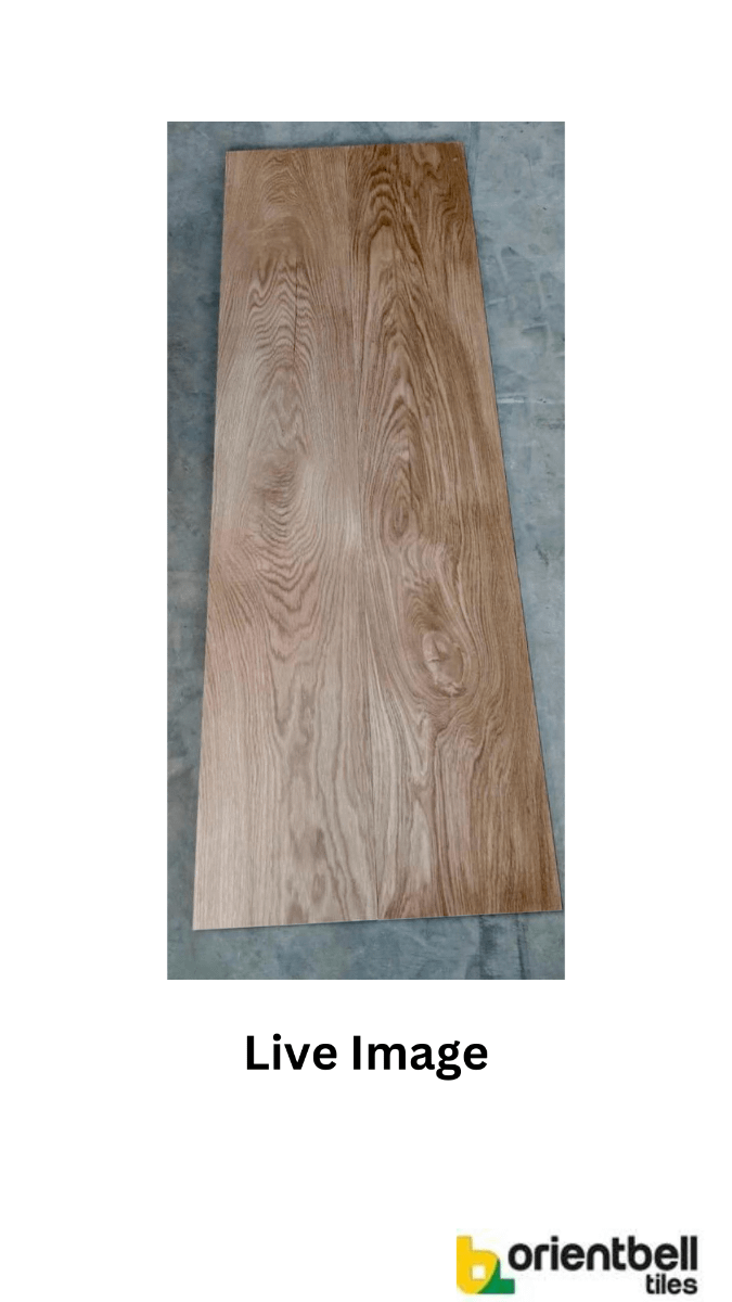 Matte Finish DR DGVT Lumber  Oak Wood Glazed Vitrified Tiles 200x1200 mm