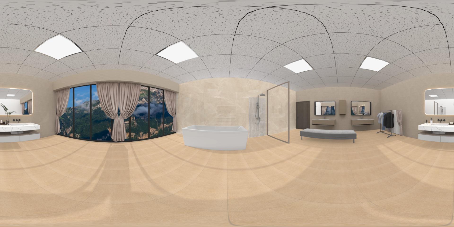 Matte Finish Anti-Skid EC Honey Peach Ceramic tile 300x300 mm