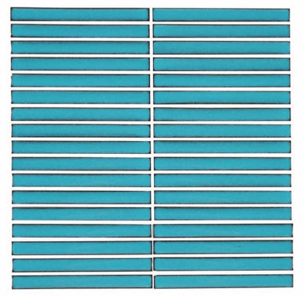 Glossy Finish Aqua Gloss 3D KitKat Ceramic tile 298x303 mm
