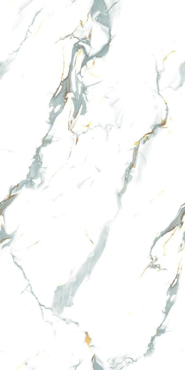 Carving Matte Aqua Calacatta Marble Carving Endless Porcelain tile 600x1200 mm