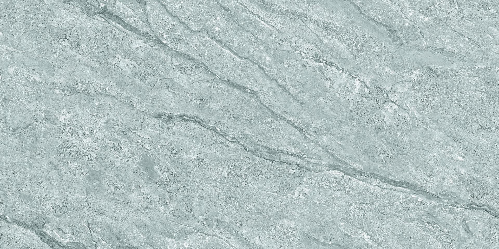 Glossy Finish Aqua Ice Quarry Endless Gloss Vitrified tile 600x1200 mm