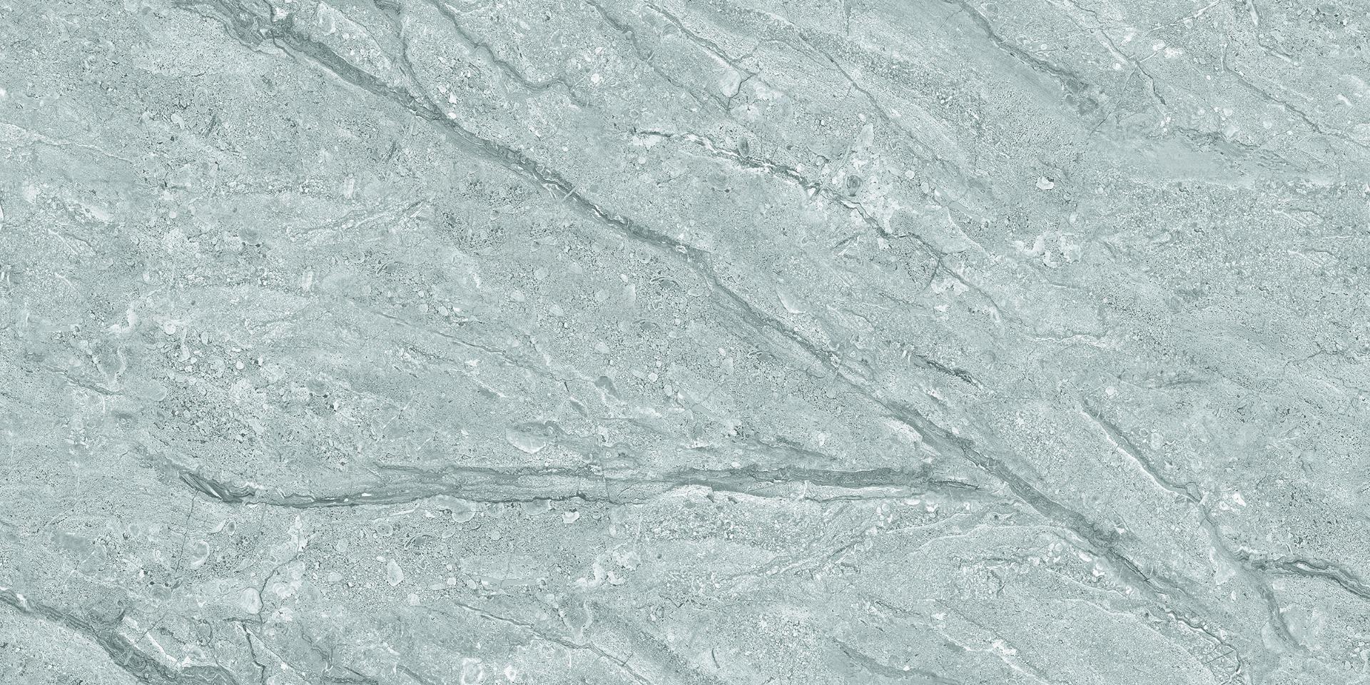 Glossy Finish Aqua Ice Quarry Endless Gloss Vitrified tile 600x1200 mm