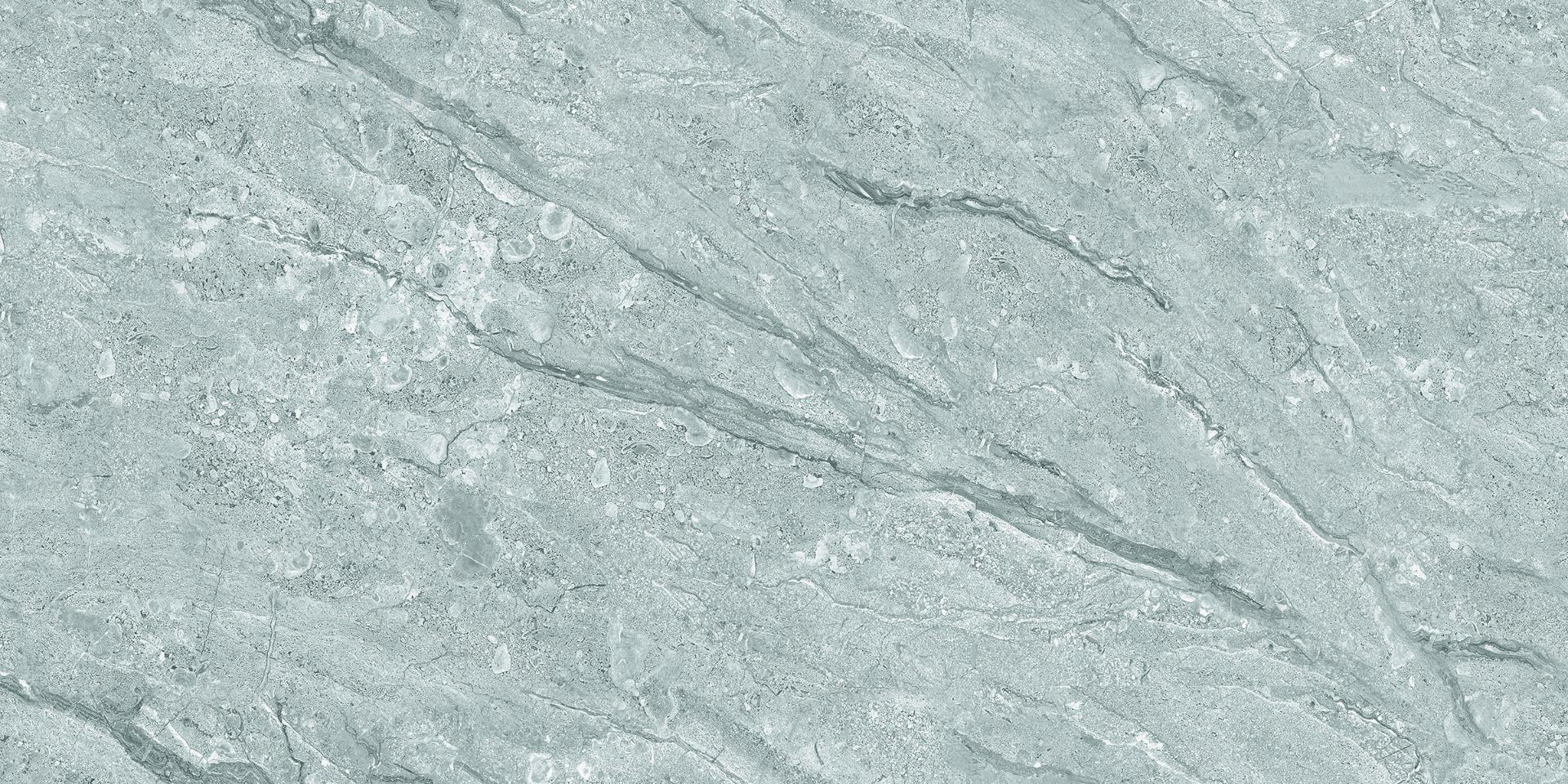 Glossy Finish Aqua Ice Quarry Endless Gloss Vitrified tile 600x1200 mm