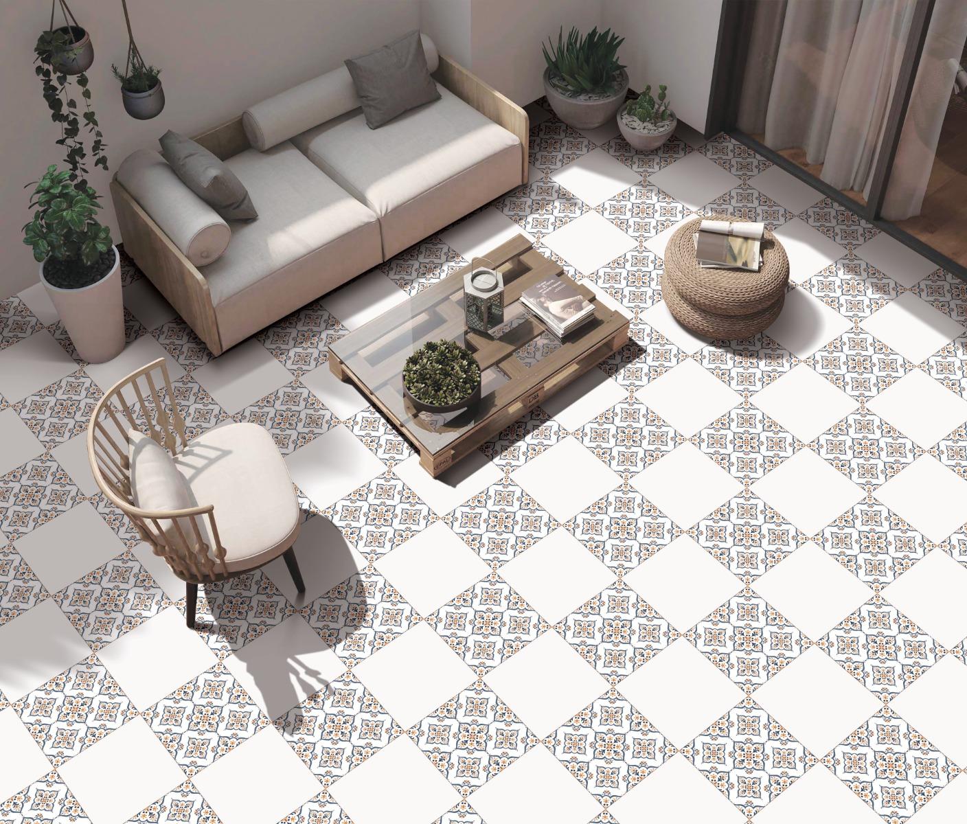 Matte Finish Arteza ODM EC Art Spanish Encaustic Ceramic tile 300x300 mm