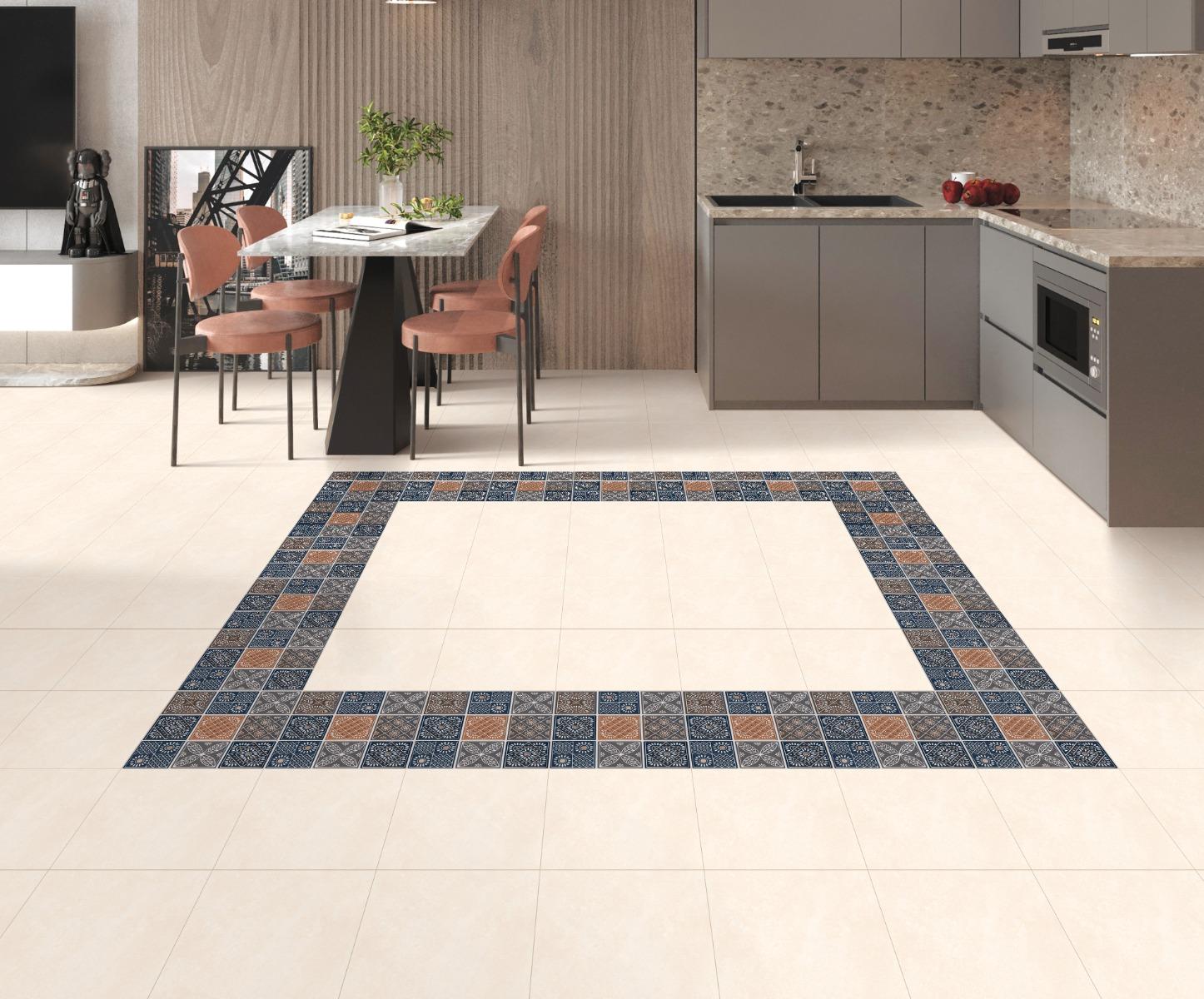 Matte Finish Arteza ODM EC Multi Spanish Colonial Ceramic tile 300x300 mm