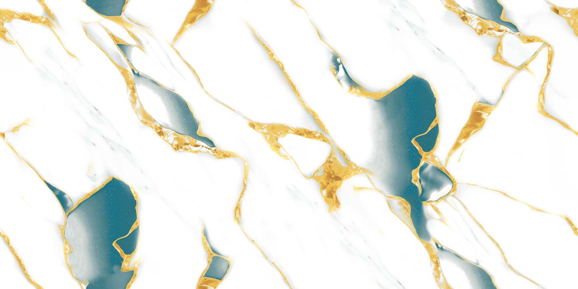 Glossy Finish Azul Aurelia Marble Endless Gloss Vitrified tile 600x1200 mm