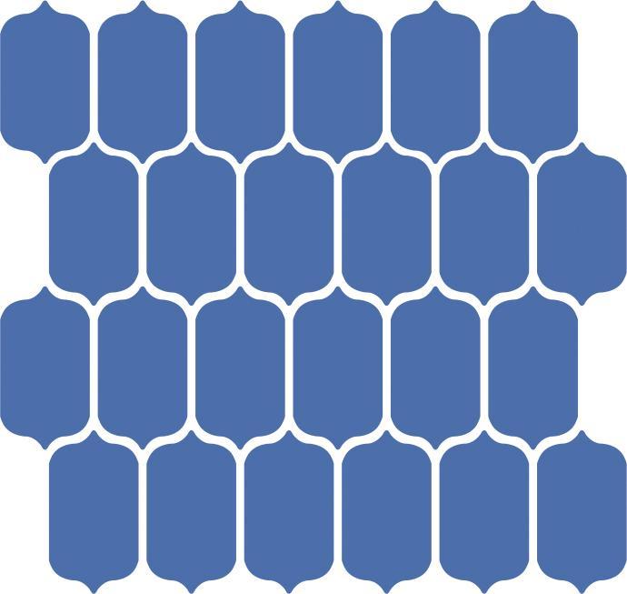 Glossy Finish Azure Gloss Lantern Ceramic tile 260x265 mm