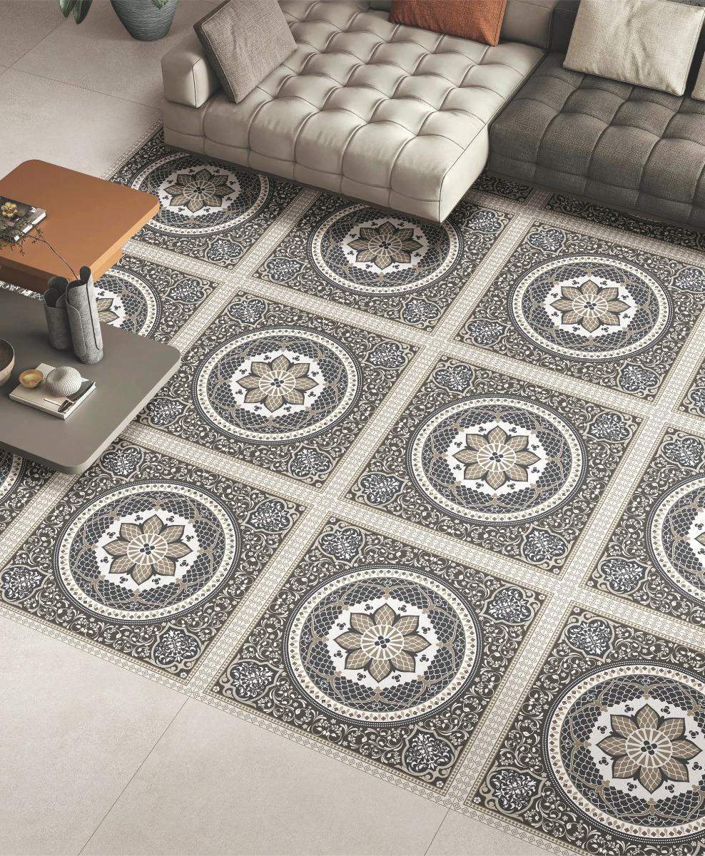 Matte Finish BDF Kashmiri Inlay Antique Forever tile 600x600 mm