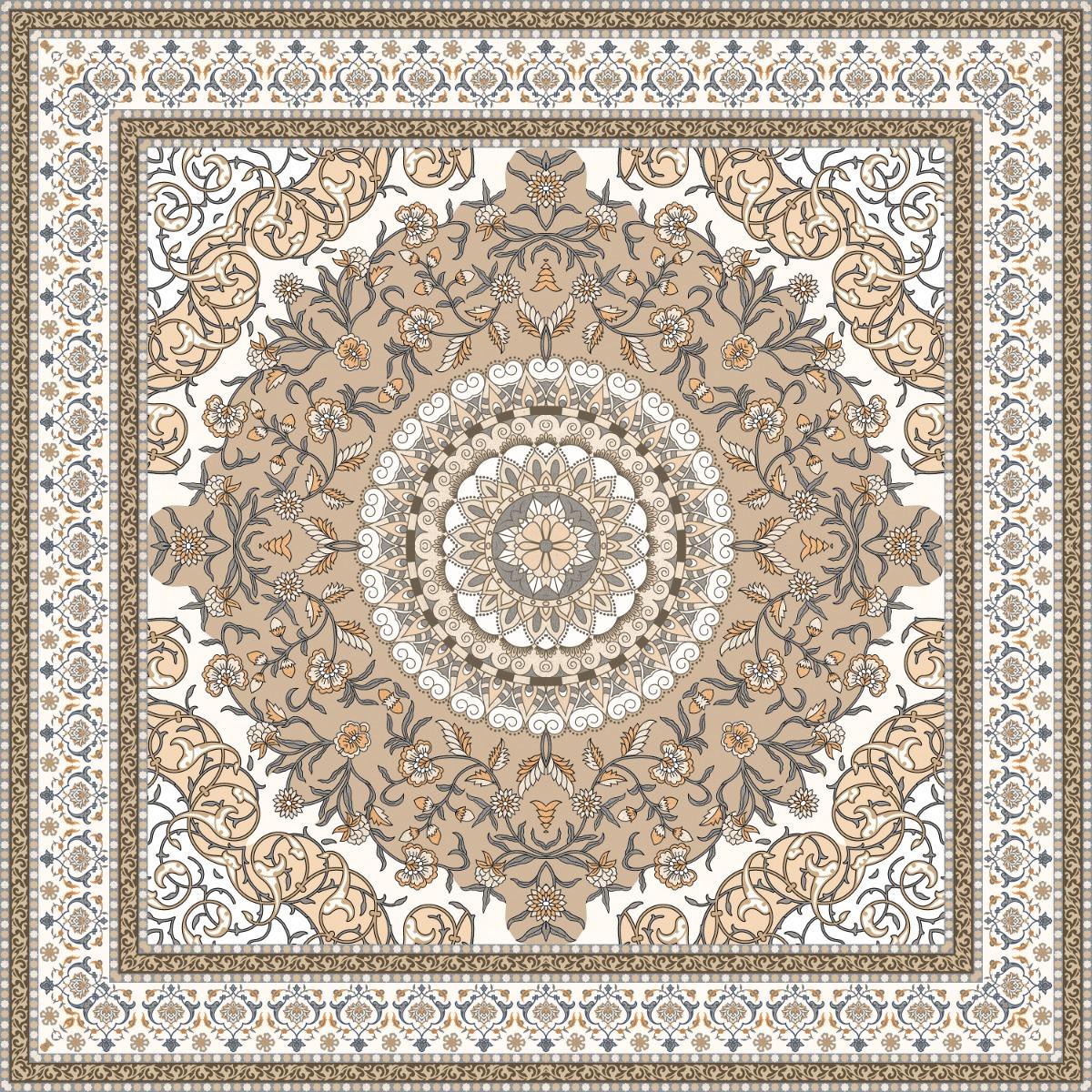 Matte Finish BDF Ornate Medallion FT Forever tile 600x600 mm