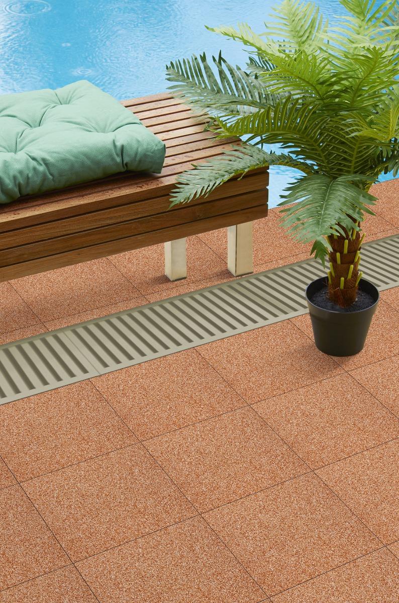 Buy BFM Anti-Skid EC Brown Floor Tiles Online
