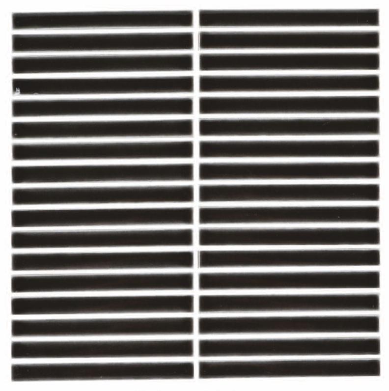 Glossy Finish Black Gloss 3D KitKat Ceramic tile 298x303 mm