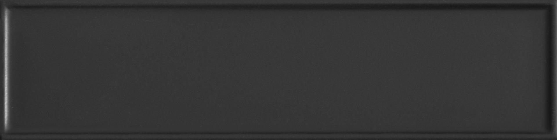 Matte Finish Black Matte Sandy Subway Ceramic tile 65x260 mm