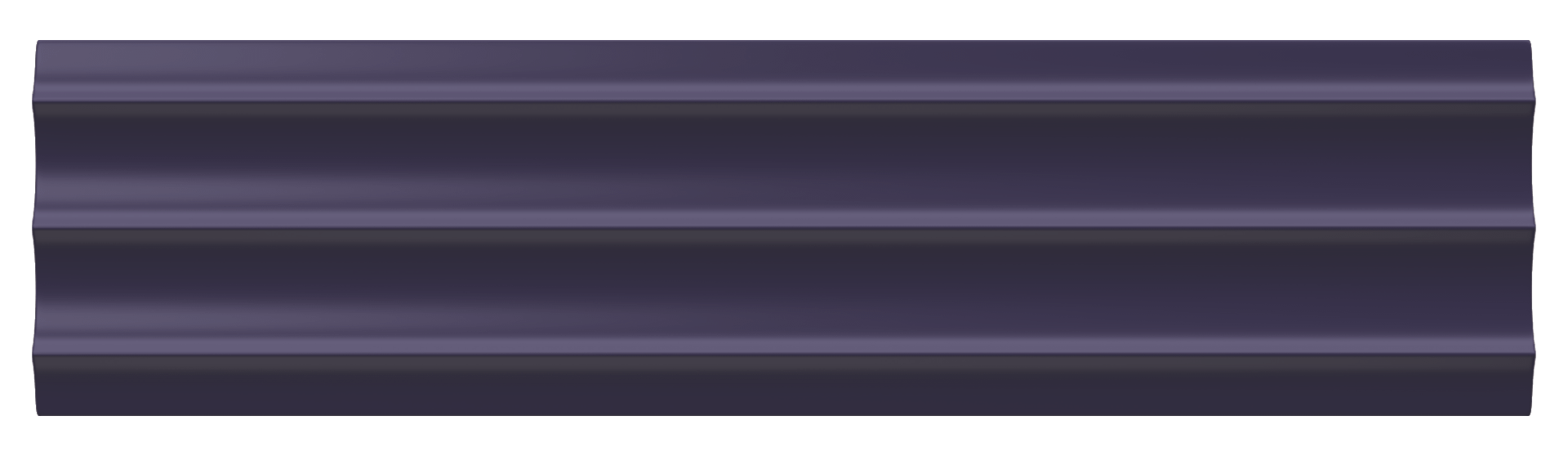 Glossy Finish Blue Gloss Arch Subway Ceramic tile 75x300 mm