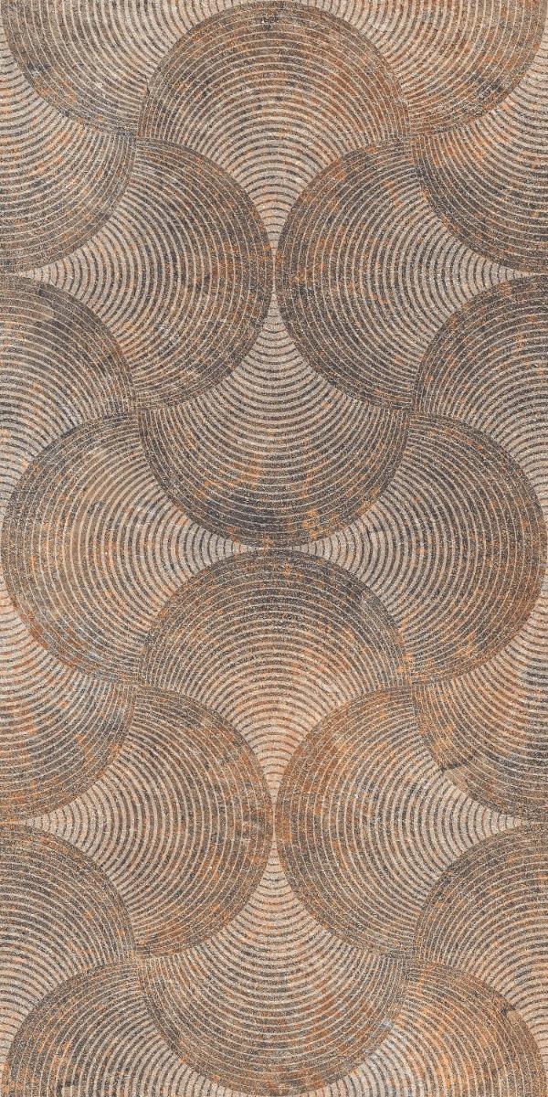 Bronze Ripple Rustic Wallpaper