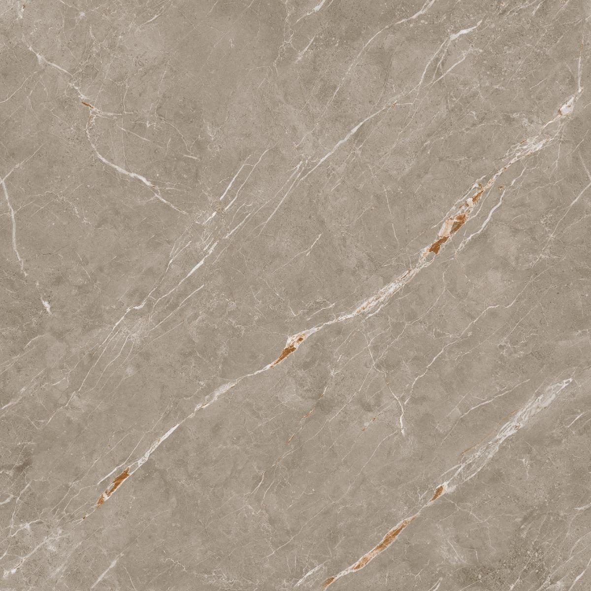 Matte Finish Brown Thunder Gold Veins Carving FT Ceramic tile 600x600 mm