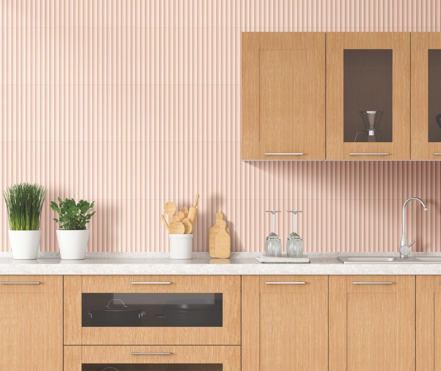 Matte Finish Caramel Matte Arch Subway Ceramic tile 75x300 mm