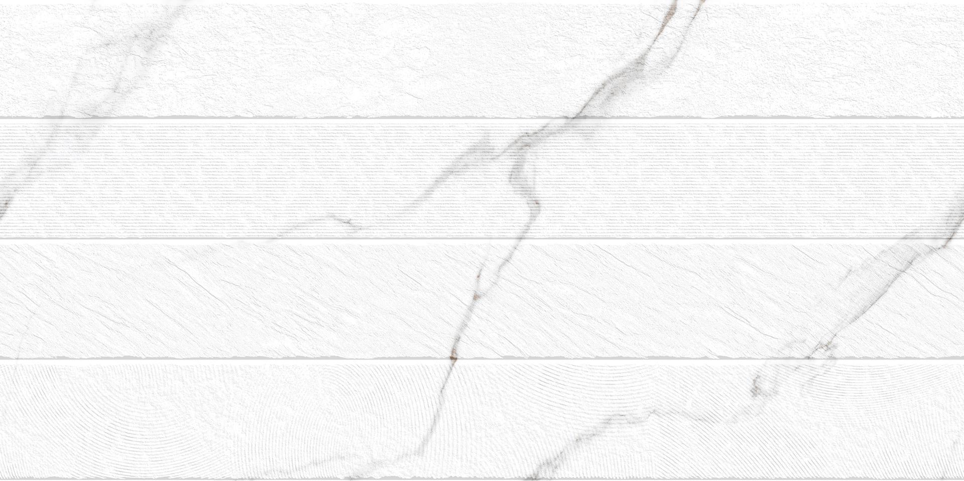 Matte Finish Carla White Strip Punch Highlighter tile 600x1200 mm