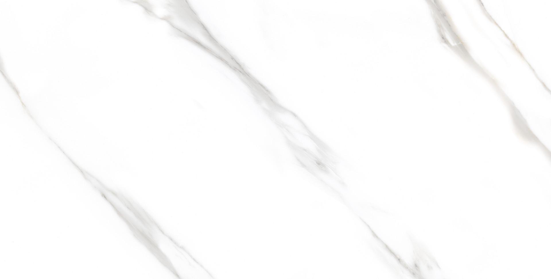 Matte Finish Carrara Luxe White GHR Matte Glazed Vitrified Tiles 600x1200 mm