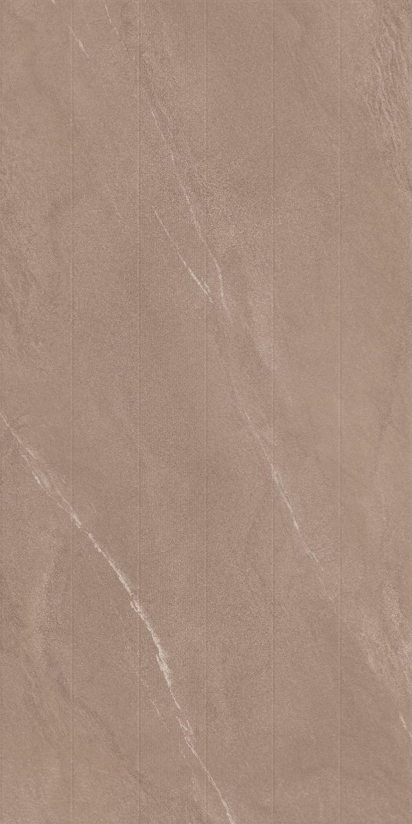 Matte Finish Cocoa Limecrest Rustic Strip Punch Glazed Vitrified Tiles Floor Tiles
