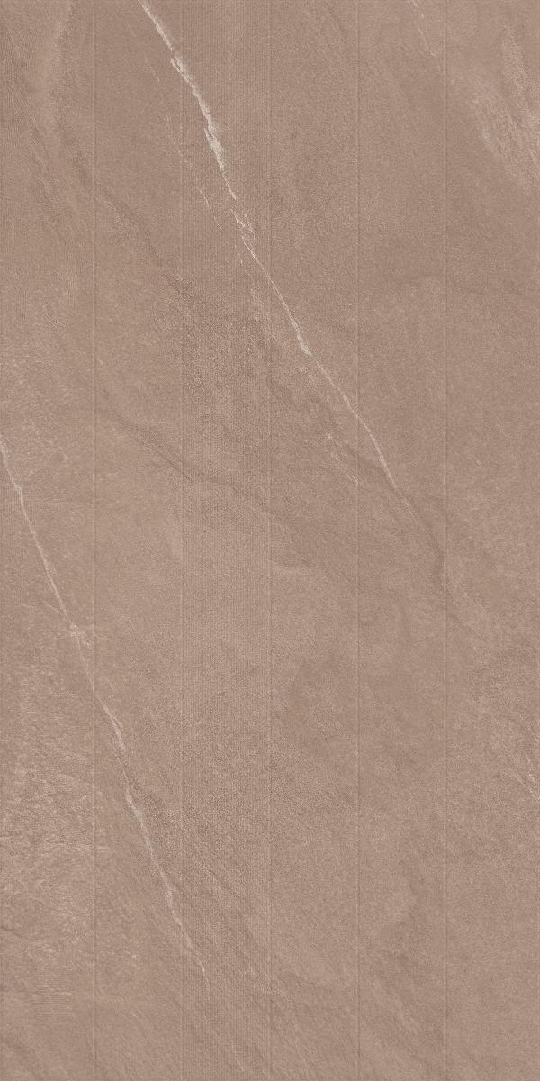 Matte Finish Cocoa Limecrest Rustic Strip Punch Glazed Vitrified Tiles Floor Tiles