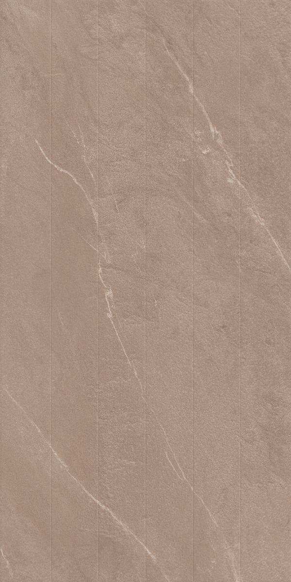 Matte Finish Cocoa Limecrest Rustic Strip Punch Glazed Vitrified Tiles Floor Tiles